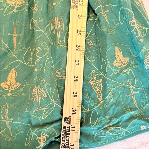 Lord Of The Rings Icons Dress Allover Print Smock Dress Size Medium - Picture 3 of 6